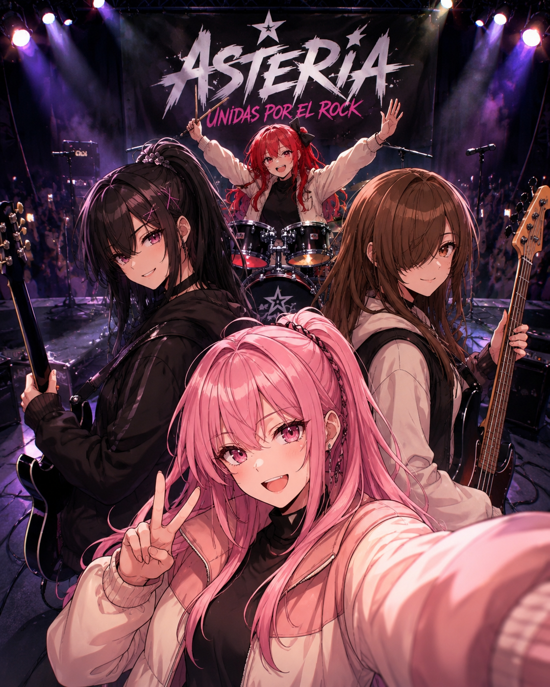 Portada de Asteria: Unidas por el Rock